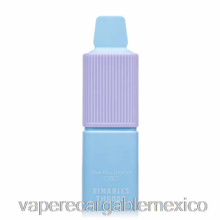 Vape Recargable Horizonte Binarios Th6000 Desechable Azul Razz Lima Hielo